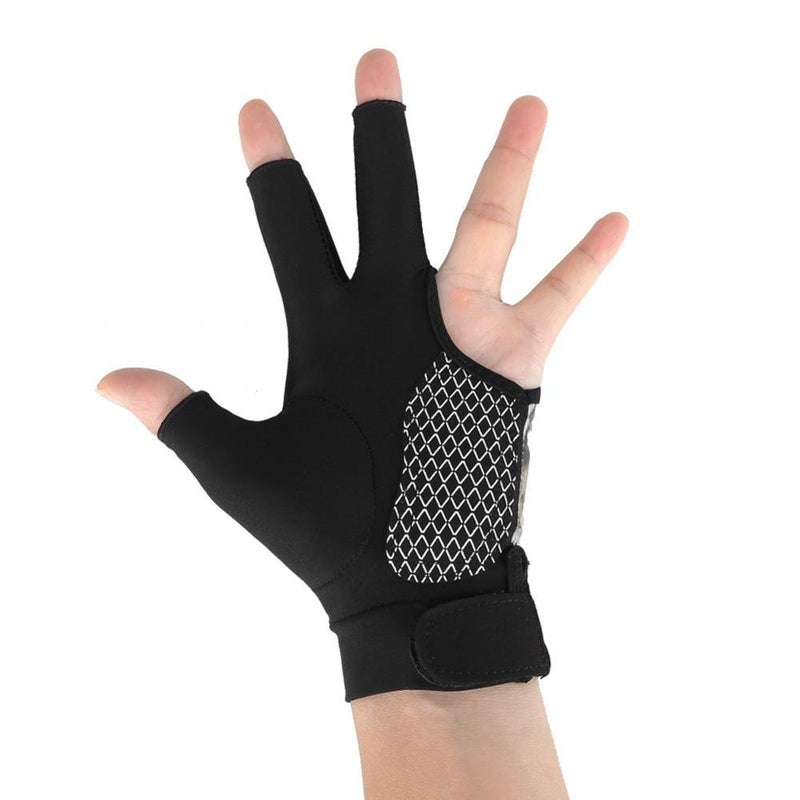 Zerone Billiards Gloves 3-Finger Snooker Pool Cue Glove Billiards Shooters Glove for Men Women(L-Camouflage) - Image 5